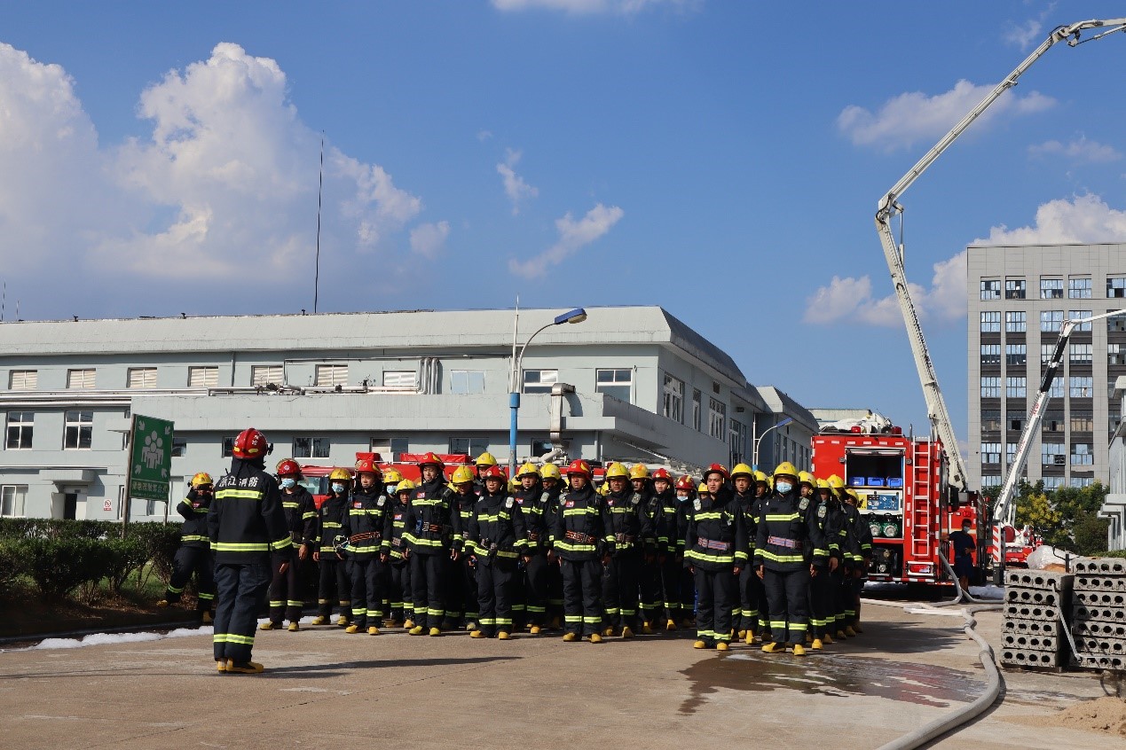 佛堂鎮(zhèn)開展?；穲鏊腊踩珣?yīng)急演練